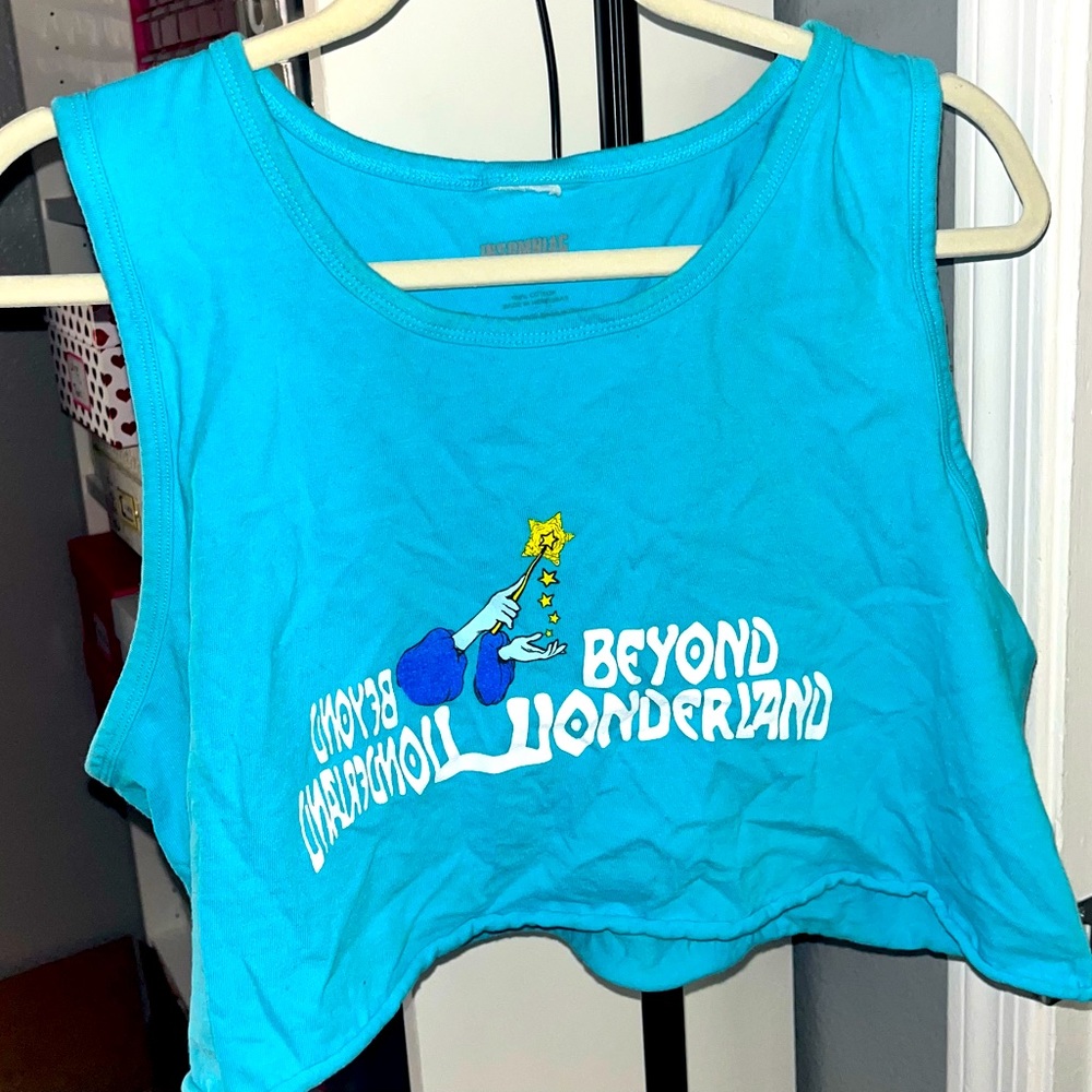 Beyond wonderland 2022 crop top tank